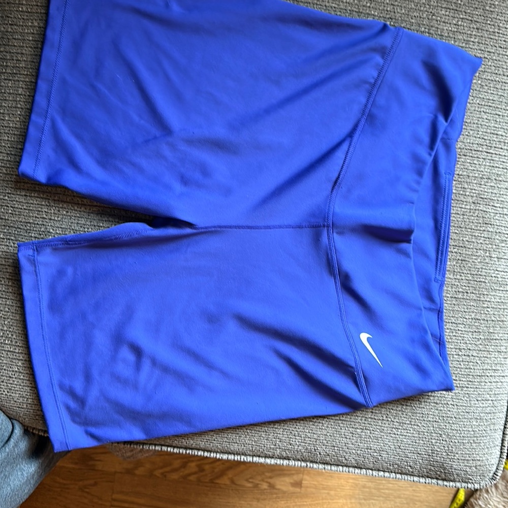 Nike dry fit shorts. Color is PURPLE. - Picture 1 of 3